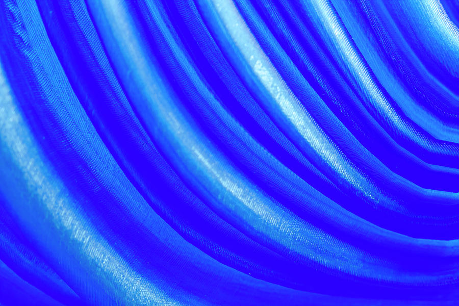 Abstract Blue Curves Background Photograph by Teri Virbickis