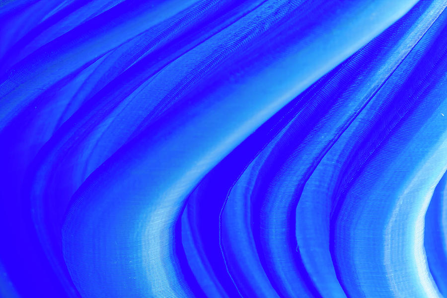 Abstract Blue Photograph by Teri Virbickis