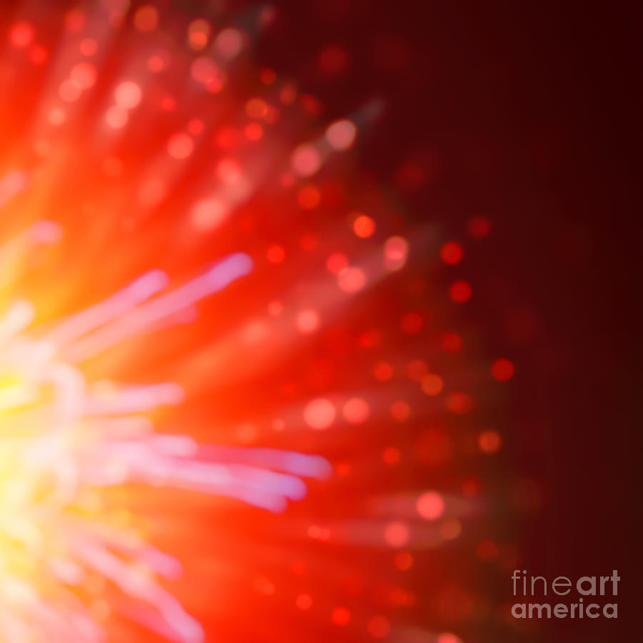 Abstract blur firework background Photograph by Anna Om