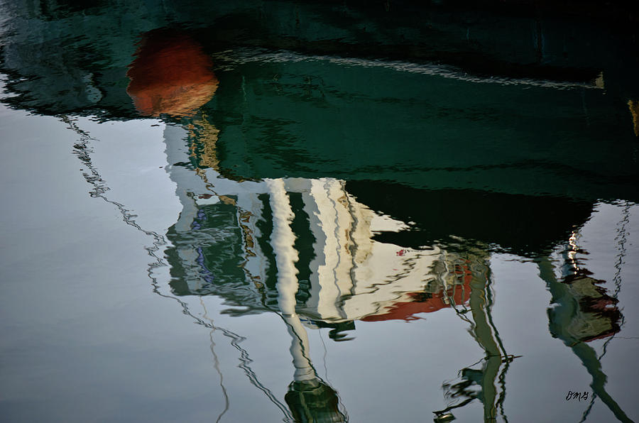 Abstract Photograph - Abstract Boat Reflection II by David Gordon