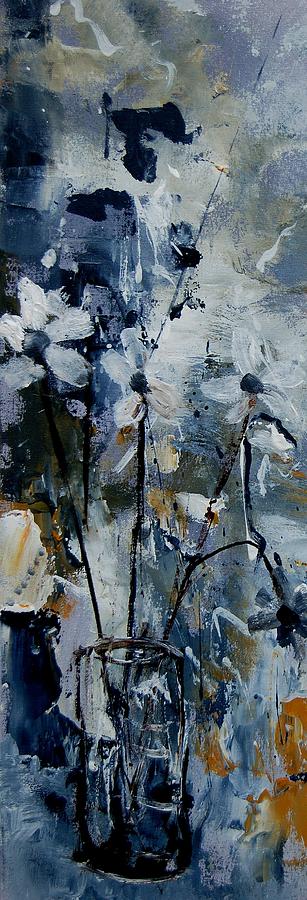 Abstract Bunch Of Flowers Painting