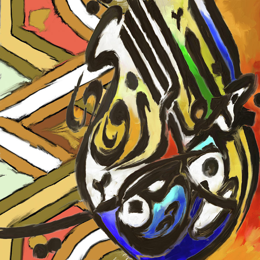 Abstract Calligraphy 10 309 1 Painting by Mawra Tahreem