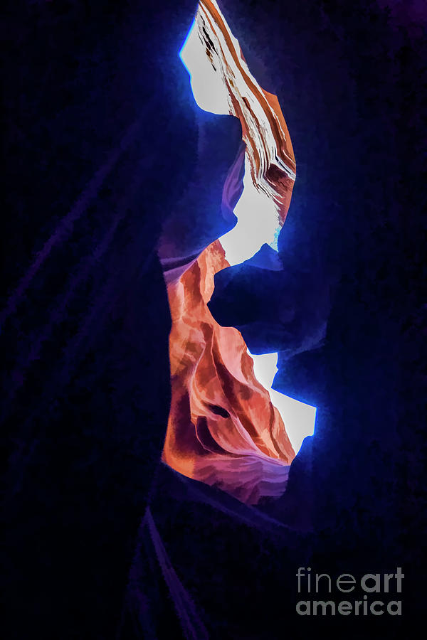 Abstract Canyon Slot  Photograph by Chuck Kuhn