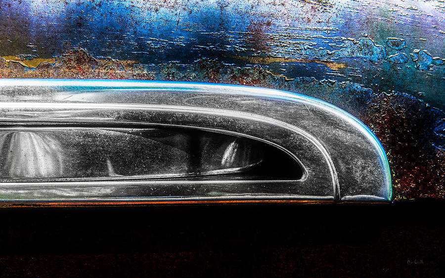 Abstract Cars 1941 Special Deluxe Chrome Photograph by Bob Orsillo
