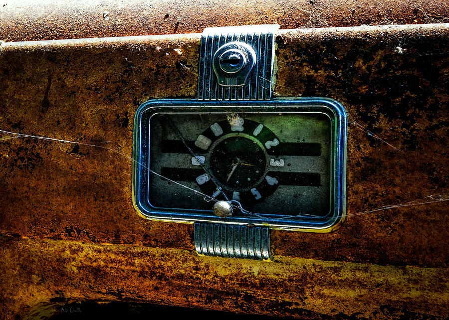 Abstract Cars Special Deluxe Clock Photograph by Bob Orsillo