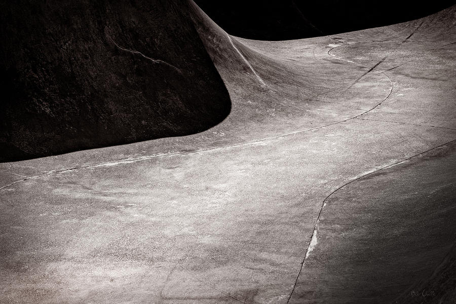 Abstract Cement Waves Photograph by Bob Orsillo