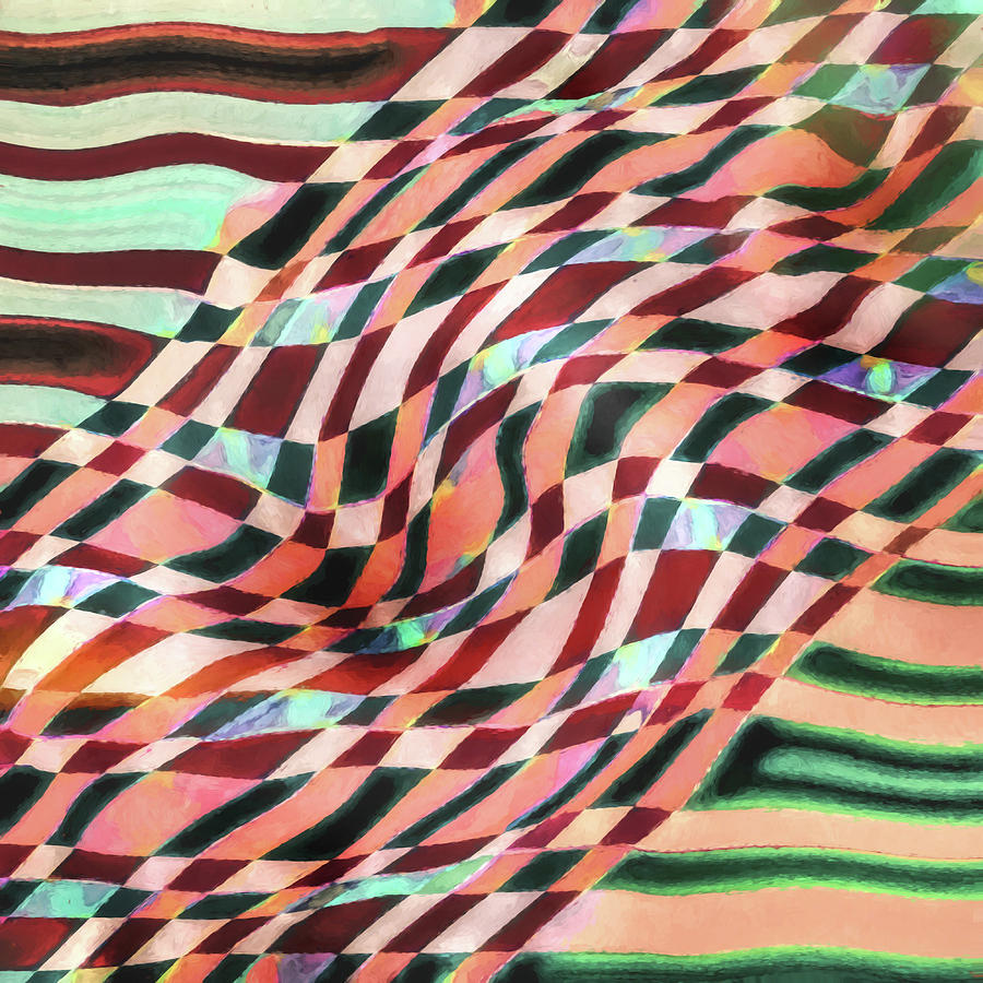 Abstract - Checkered Past Digital Art by Jon Woodhams