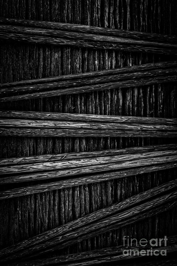 Abstract Chopsticks Black and White Photograph by Edward Fielding