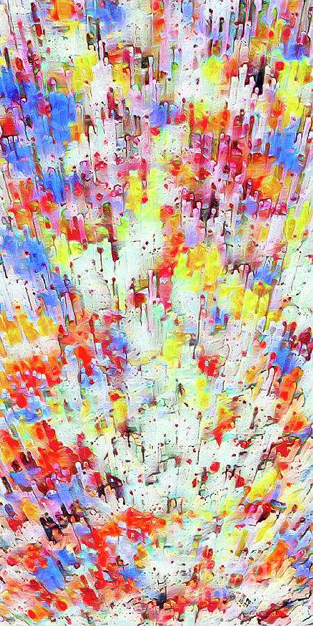 Abstract Digital Art - Abstract City of Color by Kaye Menner by Kaye Menner