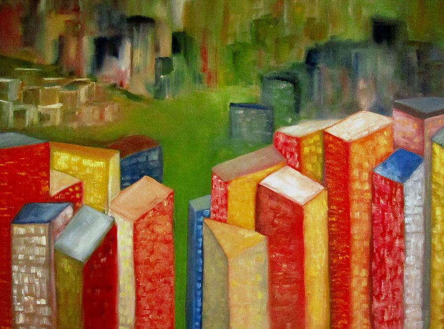 Abstract Cityscape Project Series II Painting