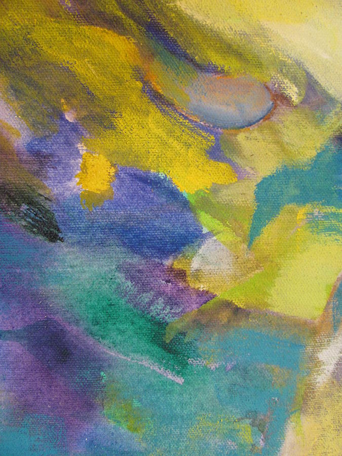 Spring Painting - Abstract close up 13 by Anita Burgermeister