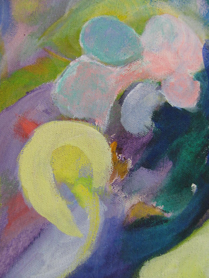 Abstract close up 15 Painting by Anita Burgermeister