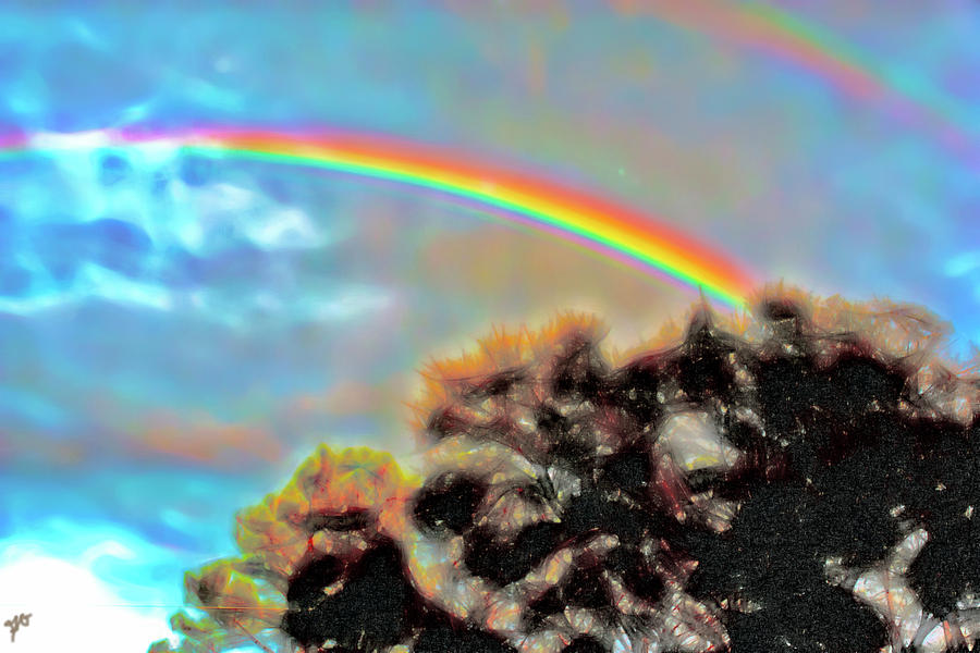 Abstract Clouds And Rainbows Photograph