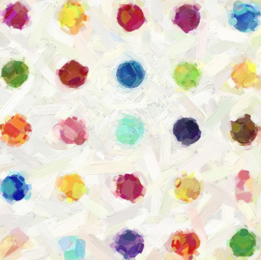 Abstract Color Combination Series No 1 Painting by Celestial Images