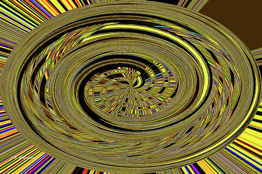 Abstract Composition #4 Digital Art by Tom Janca