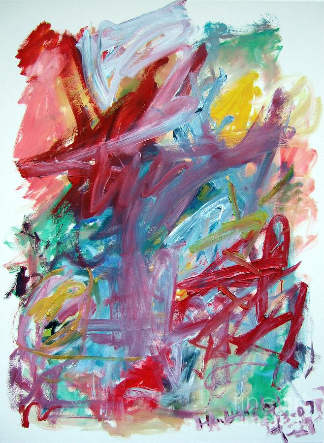Abstract Painting - Abstract Composition by Michael Henderson Abstract Painting - Abstract Composition by Michael Henderson