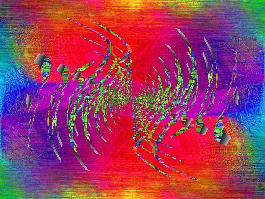 Abstract Digital Art - Abstract Cubed 335 by Tim Allen Abstract Digital Art - Abstract Cubed 335 by Tim Allen