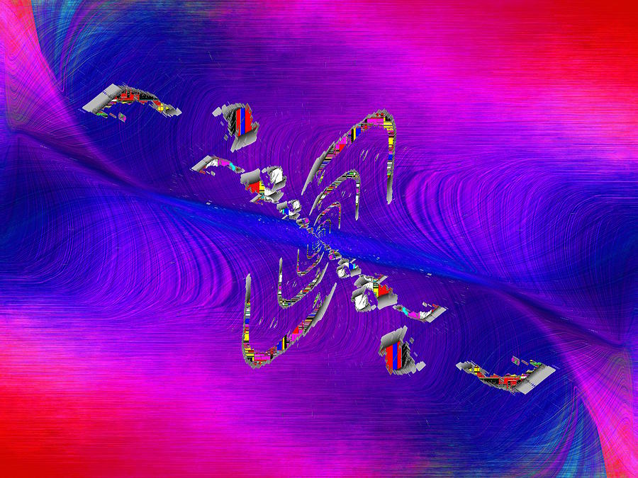 Abstract Digital Art - Abstract Cubed 350 by Tim Allen Abstract Digital Art - Abstract Cubed 350 by Tim Allen