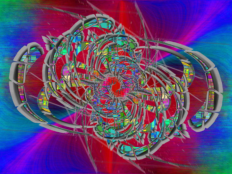 Tim Allen Digital Art - Abstract Cubed 367 by Tim Allen