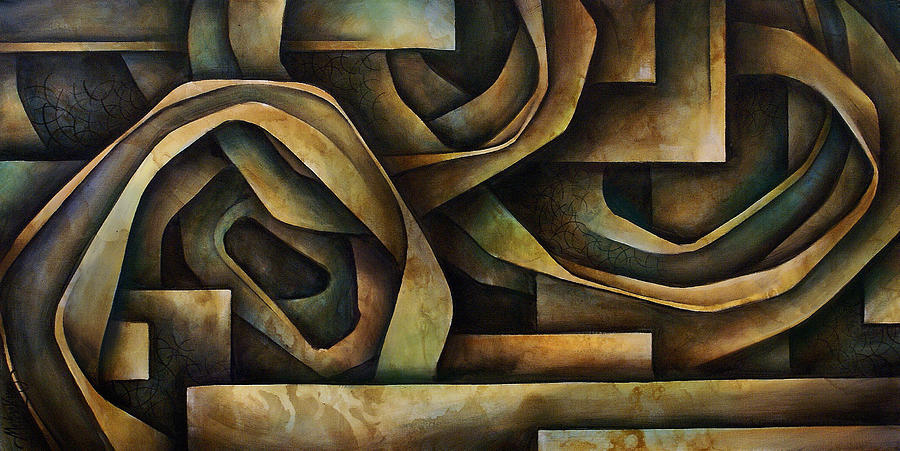 Abstract Design 10 Painting by Michael Lang