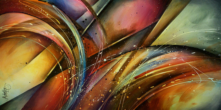 Abstract Design 111 Painting by Michael Lang