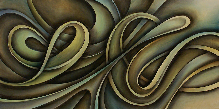 Abstract Design 12 Painting by Michael Lang