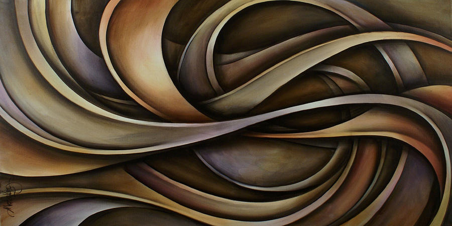 Abstract Design 42 Painting by Michael Lang
