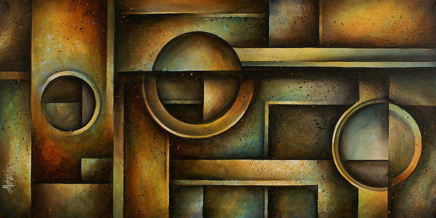 Abstract Design 95 Painting by Michael Lang