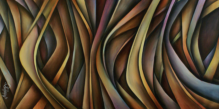 Abstract Design Painting by Michael Lang