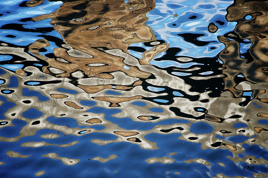 Abstract Dock Reflections I Color Photograph by David Gordon