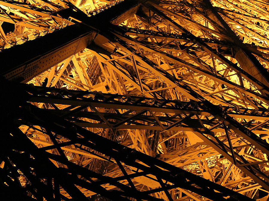 Eiffel Tower Photograph - Abstract Eiffel Tower by Effezetaphoto Fz