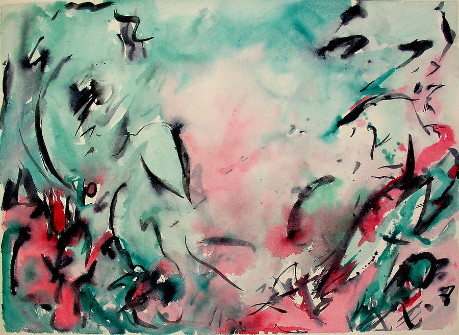 Abstract Expressive 017 Painting by Joe Michelli