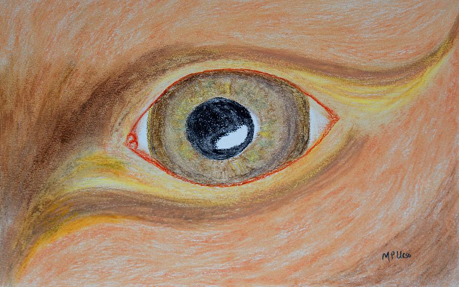 Abstract Eye Pastel by Maria Urso