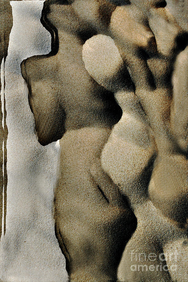 Abstract female figure in grey  Photograph by Hana Shalom