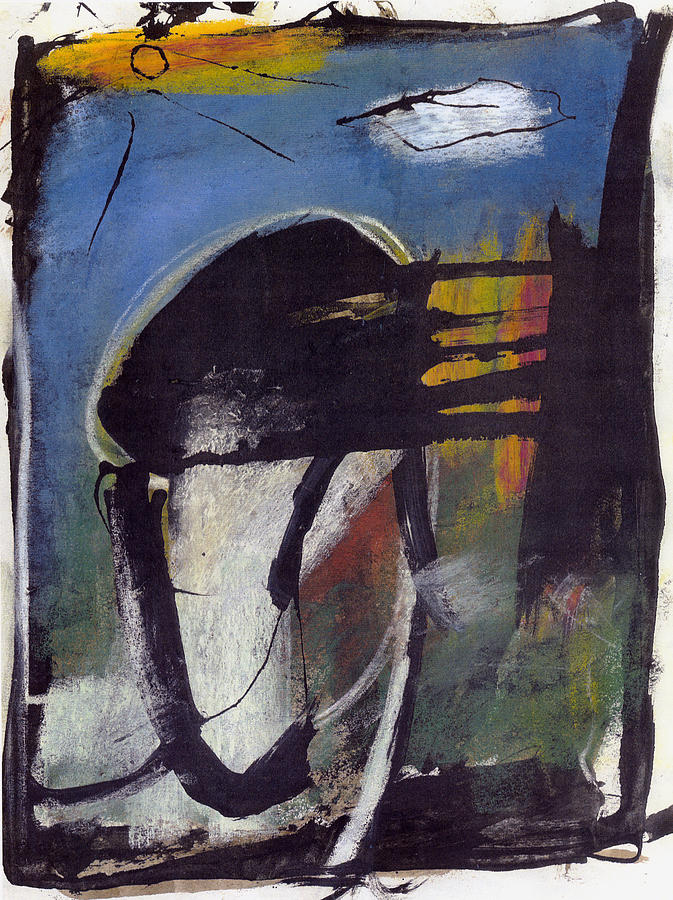 Abstract Figure in Landscape Pastel by JC Armbruster