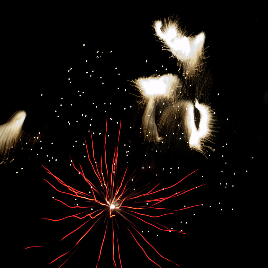 Abstract Fireworks iii Photograph by Helen Jackson