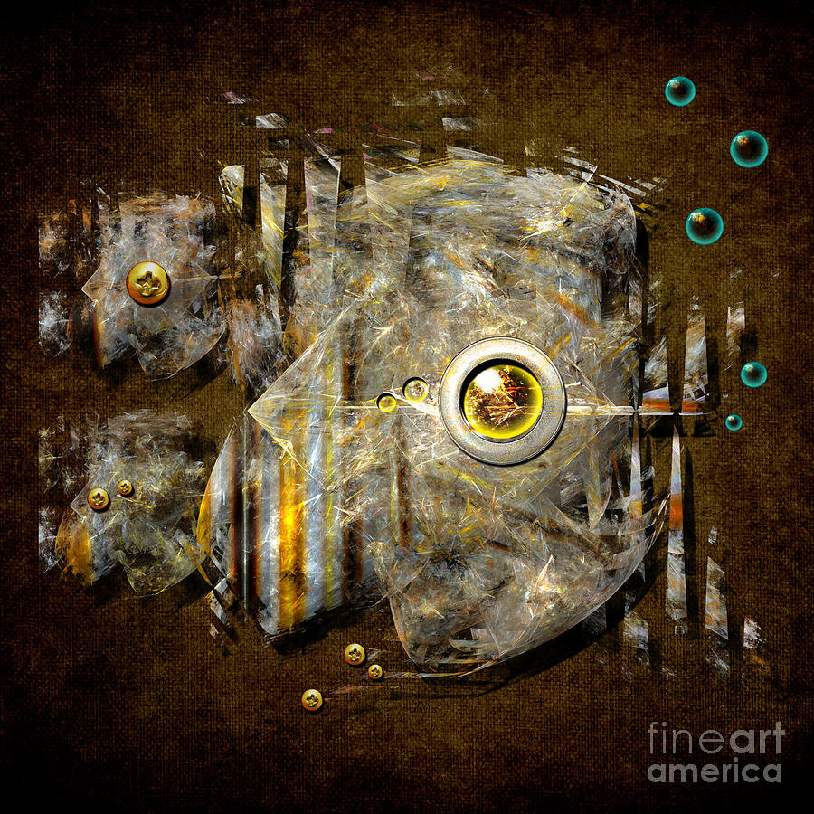 Abstract fish Digital Art by Alexa Szlavics