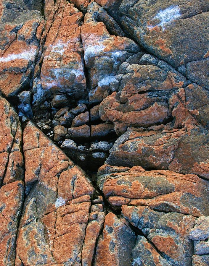 Abstract Fissures and Cracks Photograph by Polly Castor
