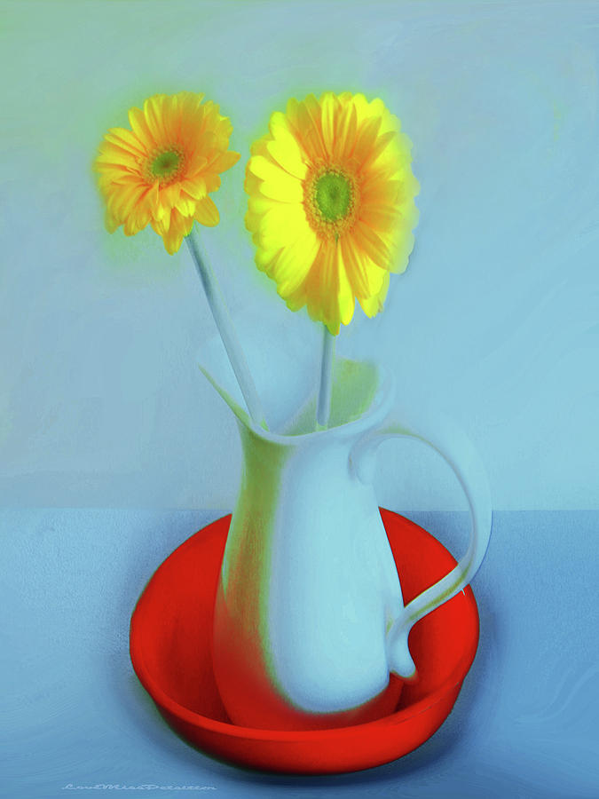 Art Gallery Online Digital Art - Abstract Floral Art 269 by Miss Pet Sitter