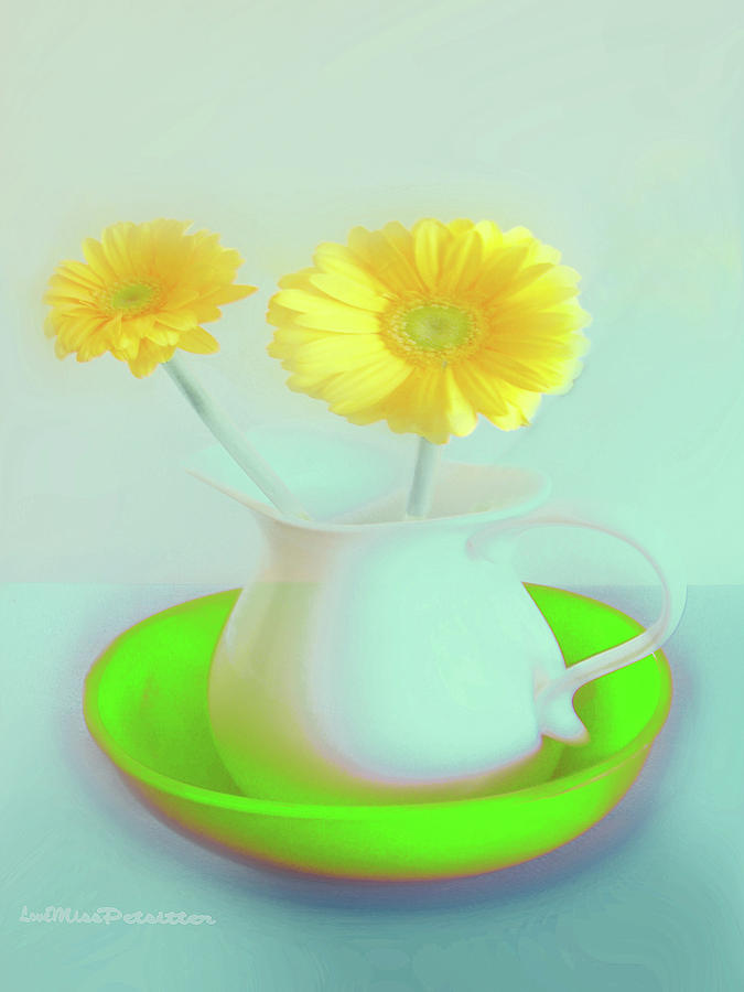 Art Gallery Online Digital Art - Abstract Floral Art 275 by Miss Pet Sitter