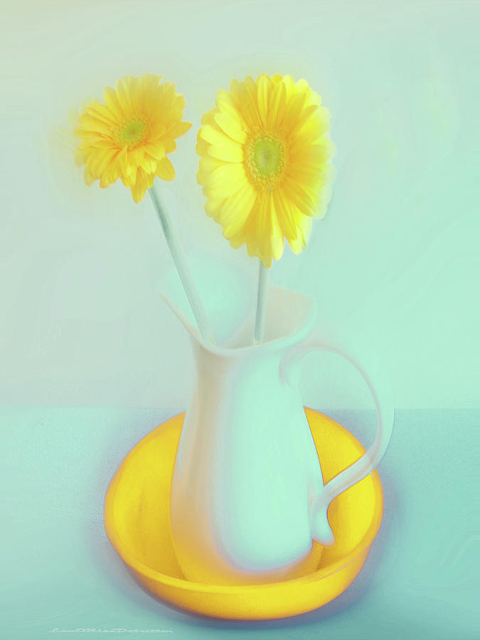 Art Gallery Online Digital Art - Abstract Floral Art 281 by Miss Pet Sitter