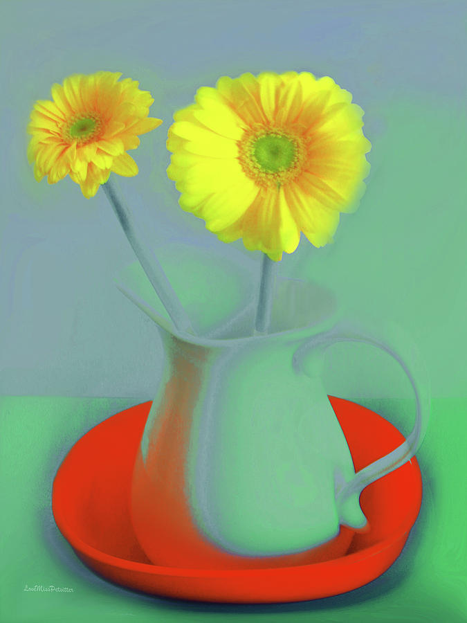 Art Gallery Online Digital Art - Abstract Floral Art 300 by Miss Pet Sitter