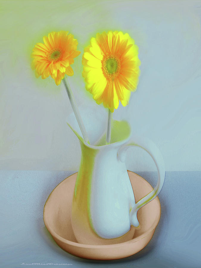Art Gallery Online Digital Art - Abstract Floral Art 304 by Miss Pet Sitter