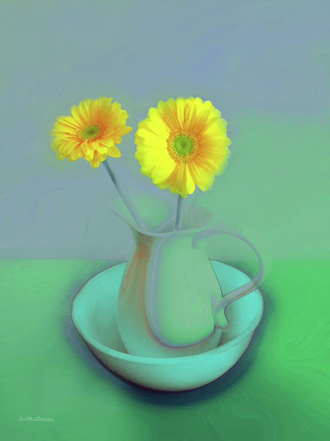 Art Gallery Online Digital Art - Abstract Floral Art 305 by Miss Pet Sitter