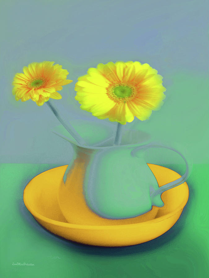 Art Gallery Online Digital Art - Abstract Floral Art 306 by Miss Pet Sitter