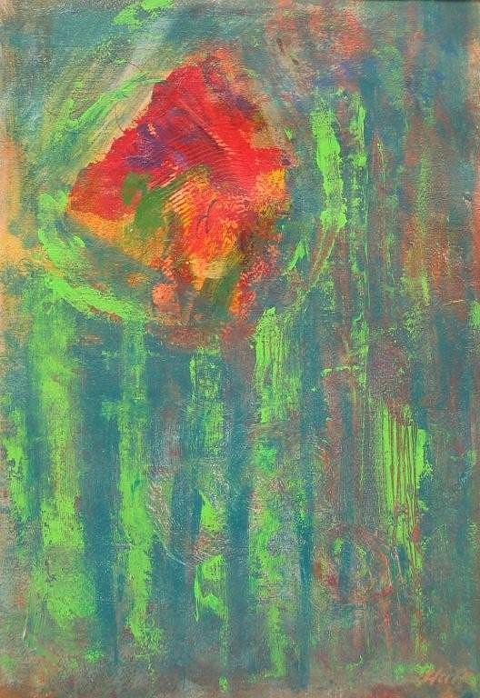 Abstract Floral Painting by Linda Muir - Fine Art America