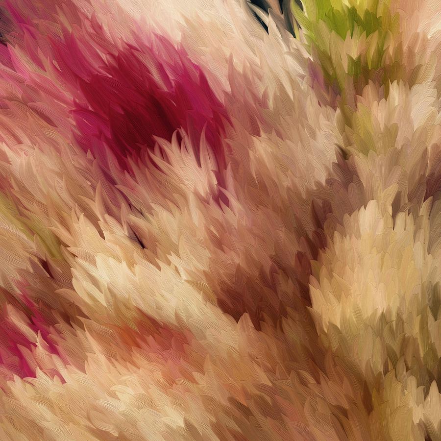 Abstract Floral Digital Art by Matthew Lindley