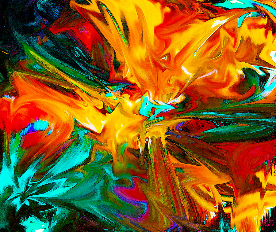 Abstract Flow 1 Digital Art by Phillip Mossbarger