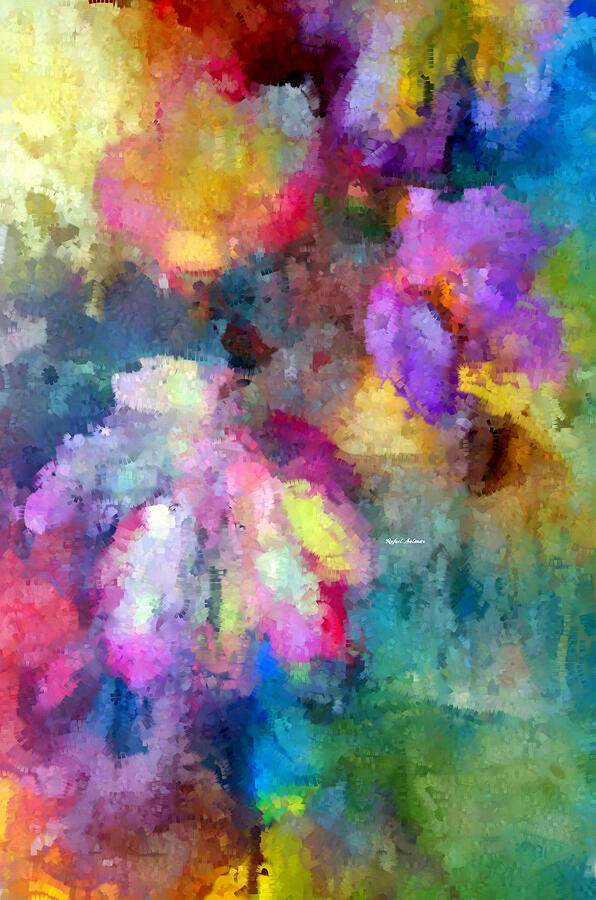 Abstract Flower 0800 Digital Art by Rafael Salazar