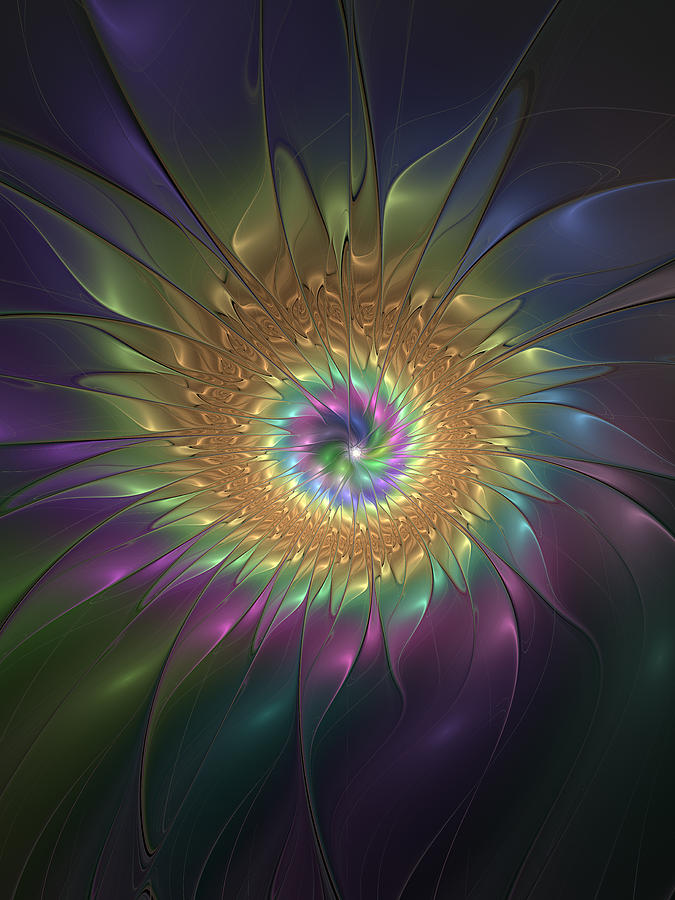 Abstract Flower Digital Art by Gabiw Art | Fine Art America